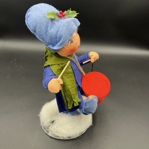 VTG Annalee Little Drummer Boy 12" Doll Christmas Whimsical Holiday Festive - Picture 4 of 11